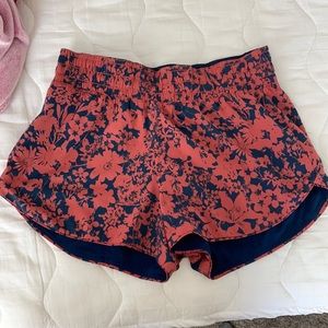 RARE blue/pink lulu shorts